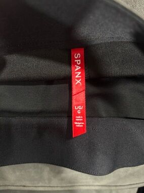 SPANX Black Shapewear with Red Logo Tag